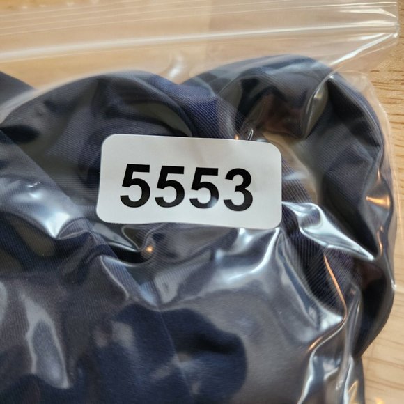 Michael Kors Women's Deep V Neck Criss-Cross Back One Piece Swimsuit Blue Sz 12 - Picture 12 of 12